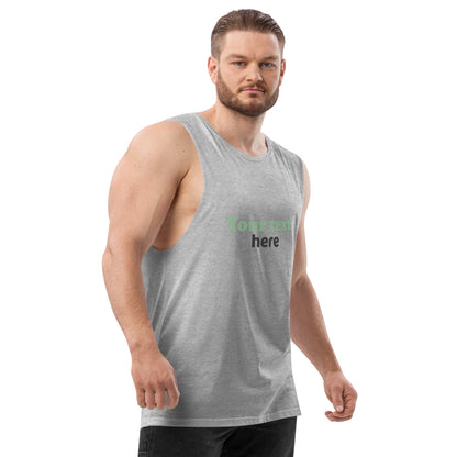 Men’s drop arm tank top