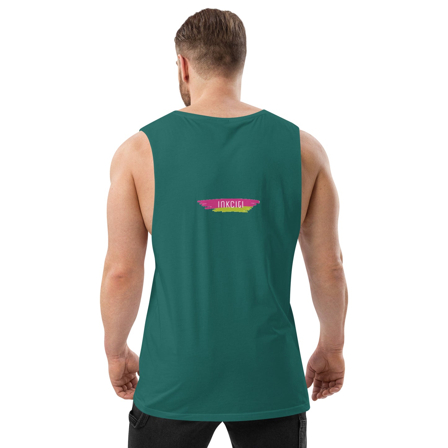 Men’s drop arm tank top