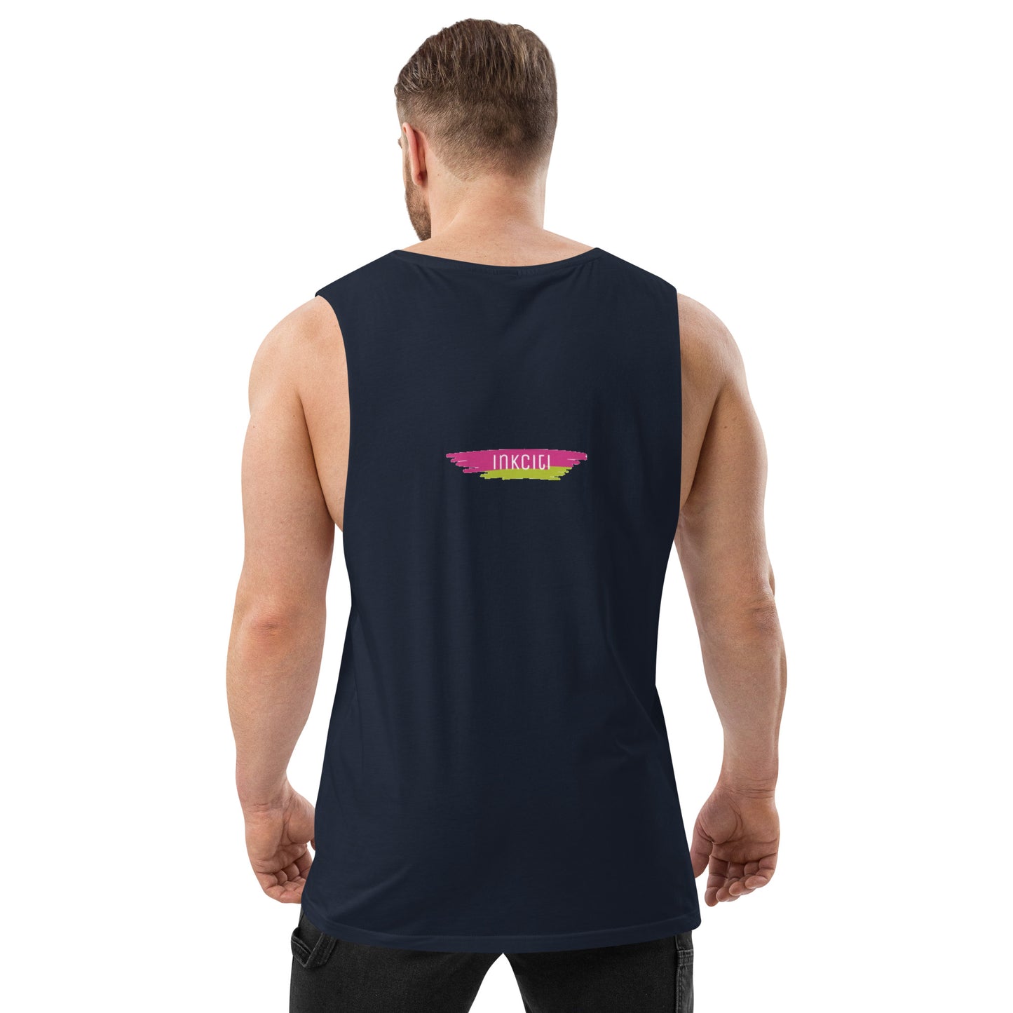 Men’s drop arm tank top