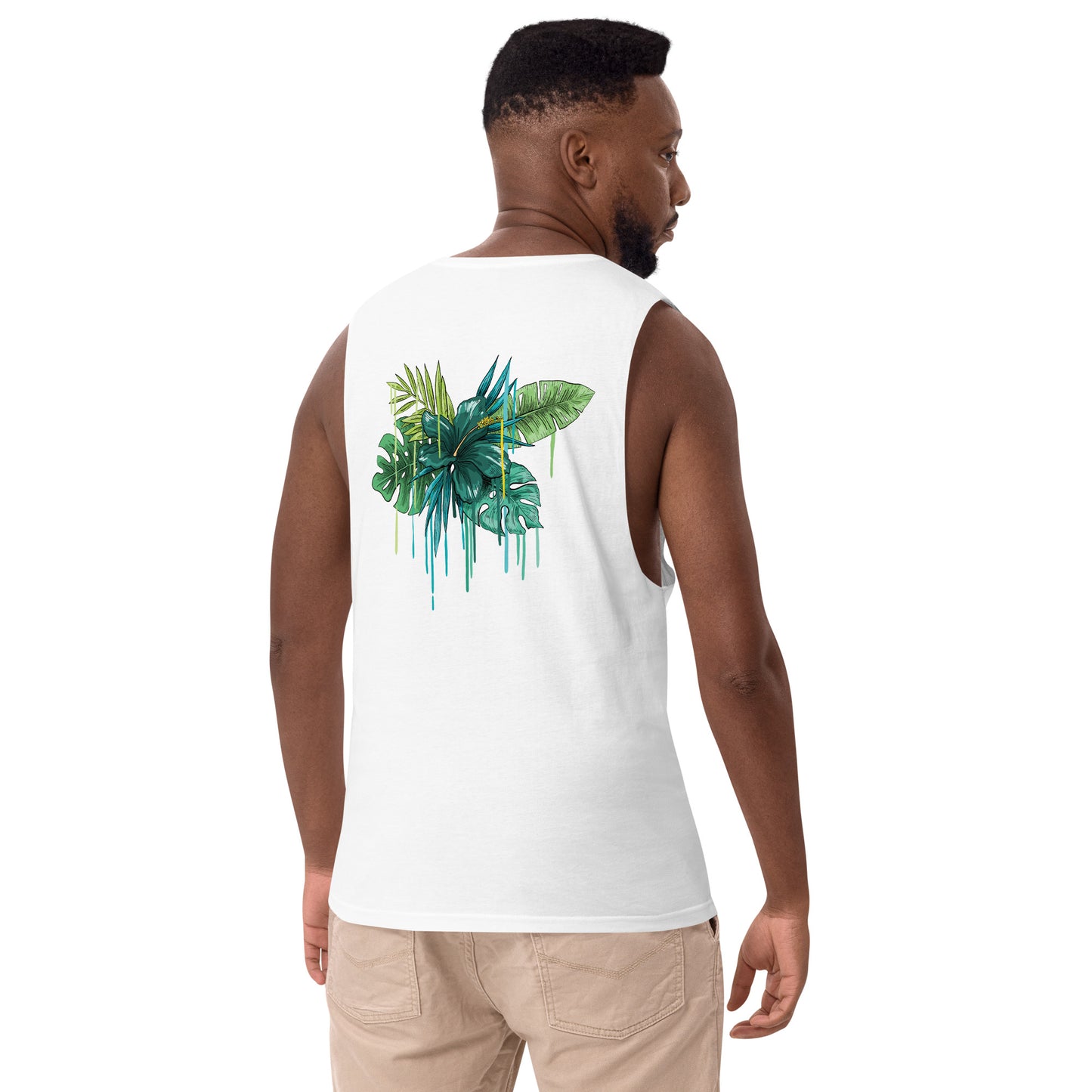 Men’s drop arm tank top