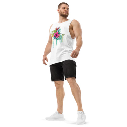 Men’s drop arm tank top