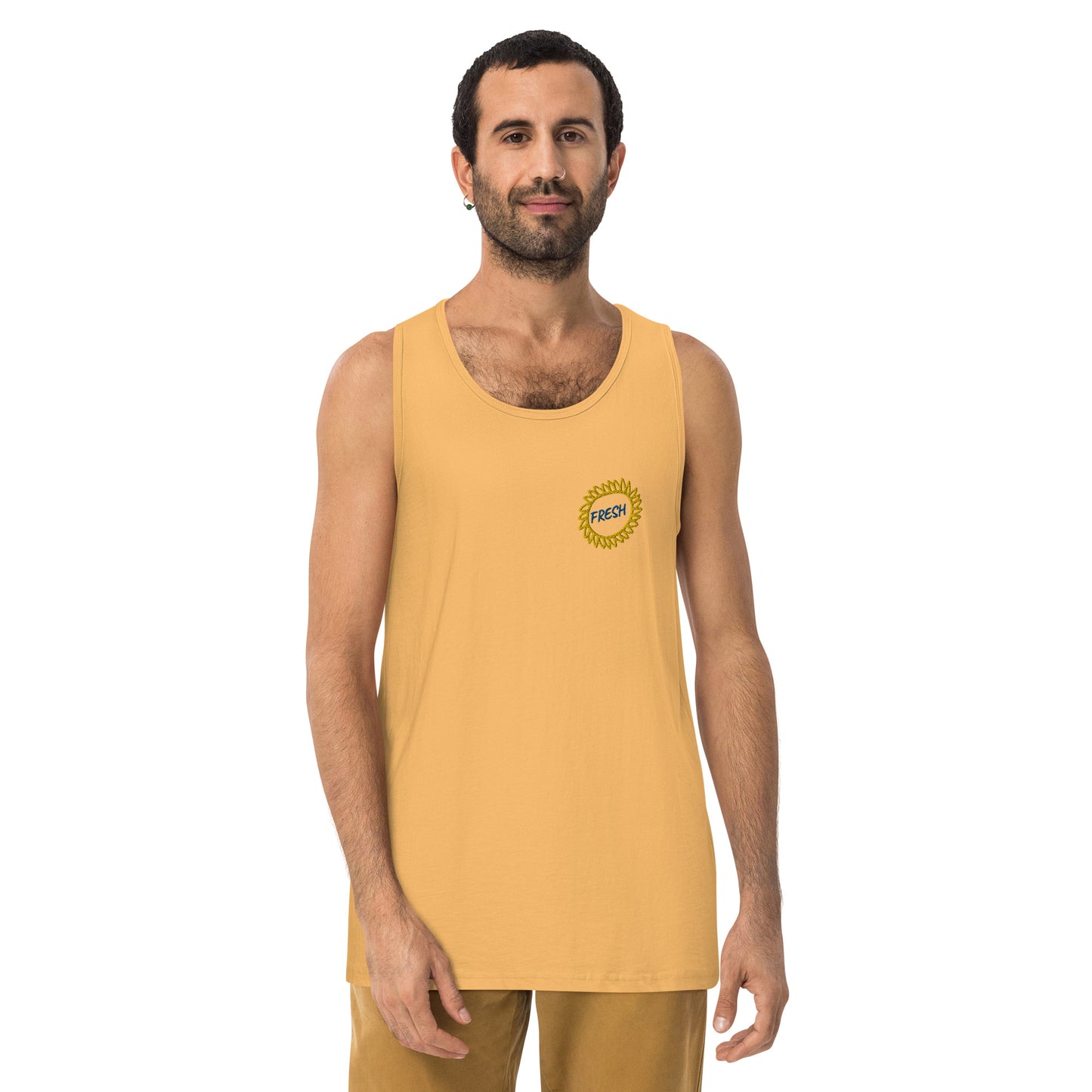 Men’s premium tank top (Embroidery)