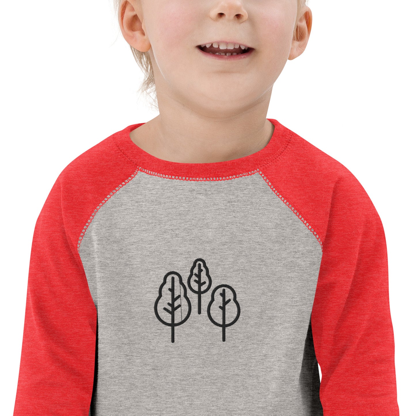 Toddler baseball shirt (Embroidery)