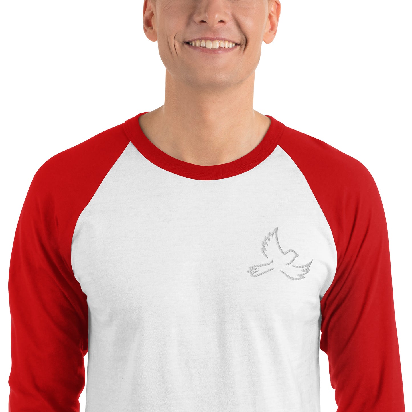 Unisex 3/4 sleeve raglan shirt (Embroidery)