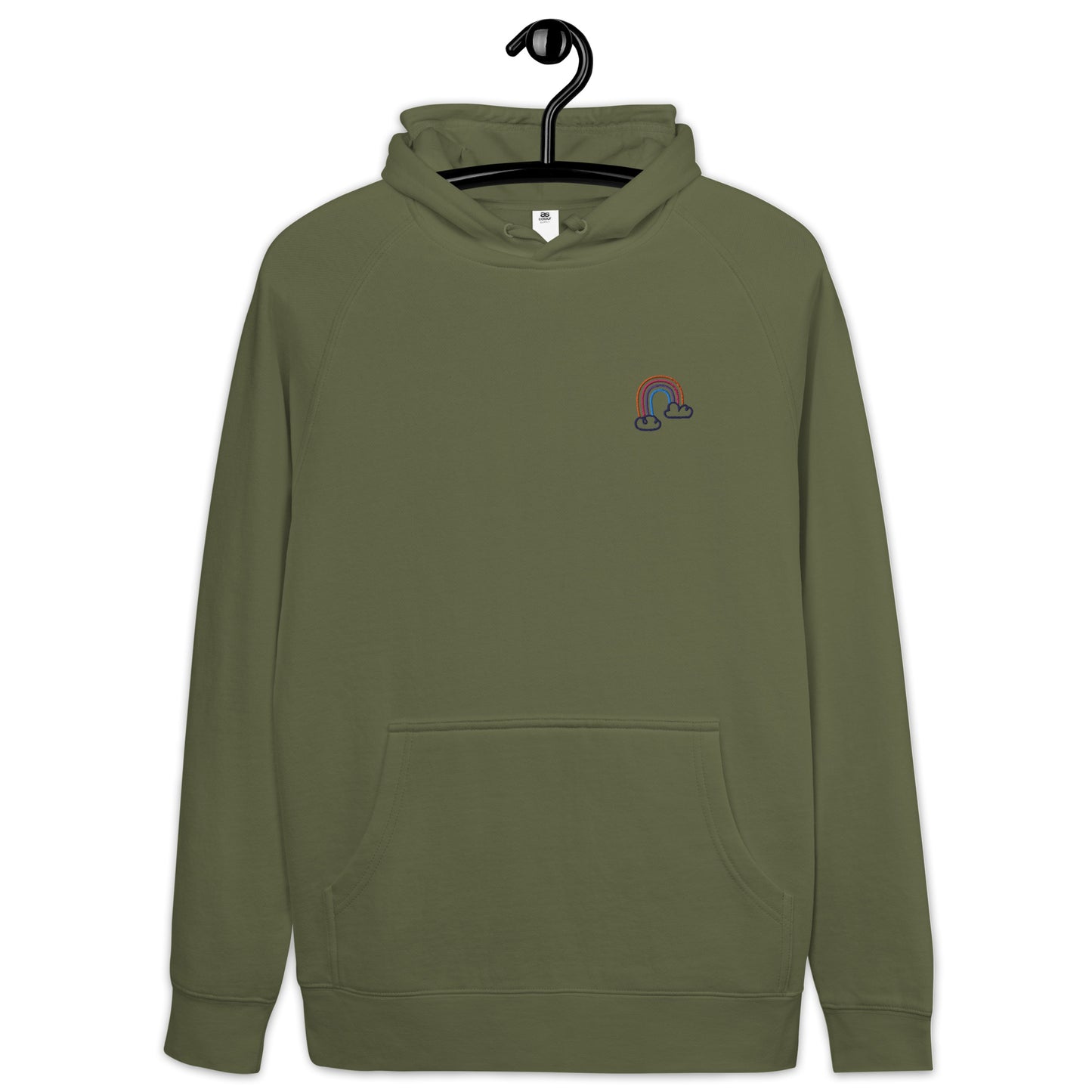 Unisex kangaroo pocket hoodie(Embroidery)