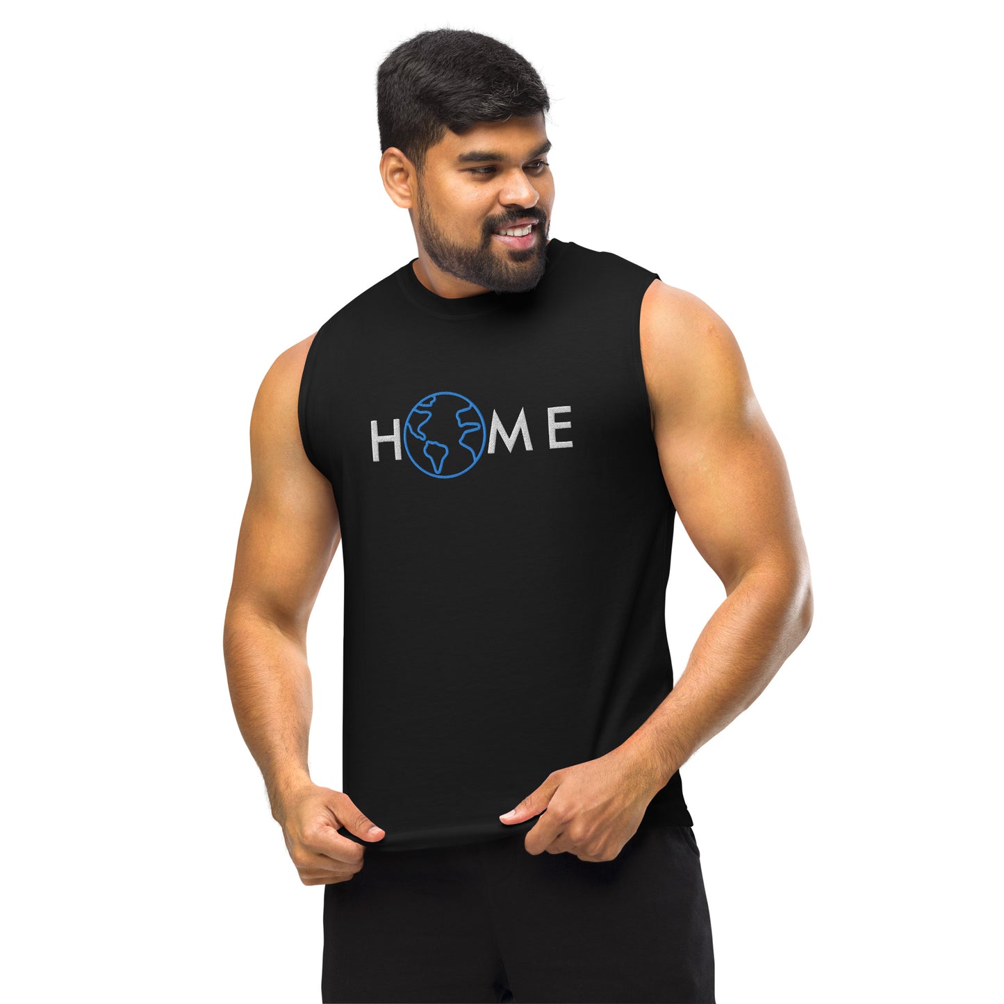 Unisex Muscle Shirt (Embroidery)