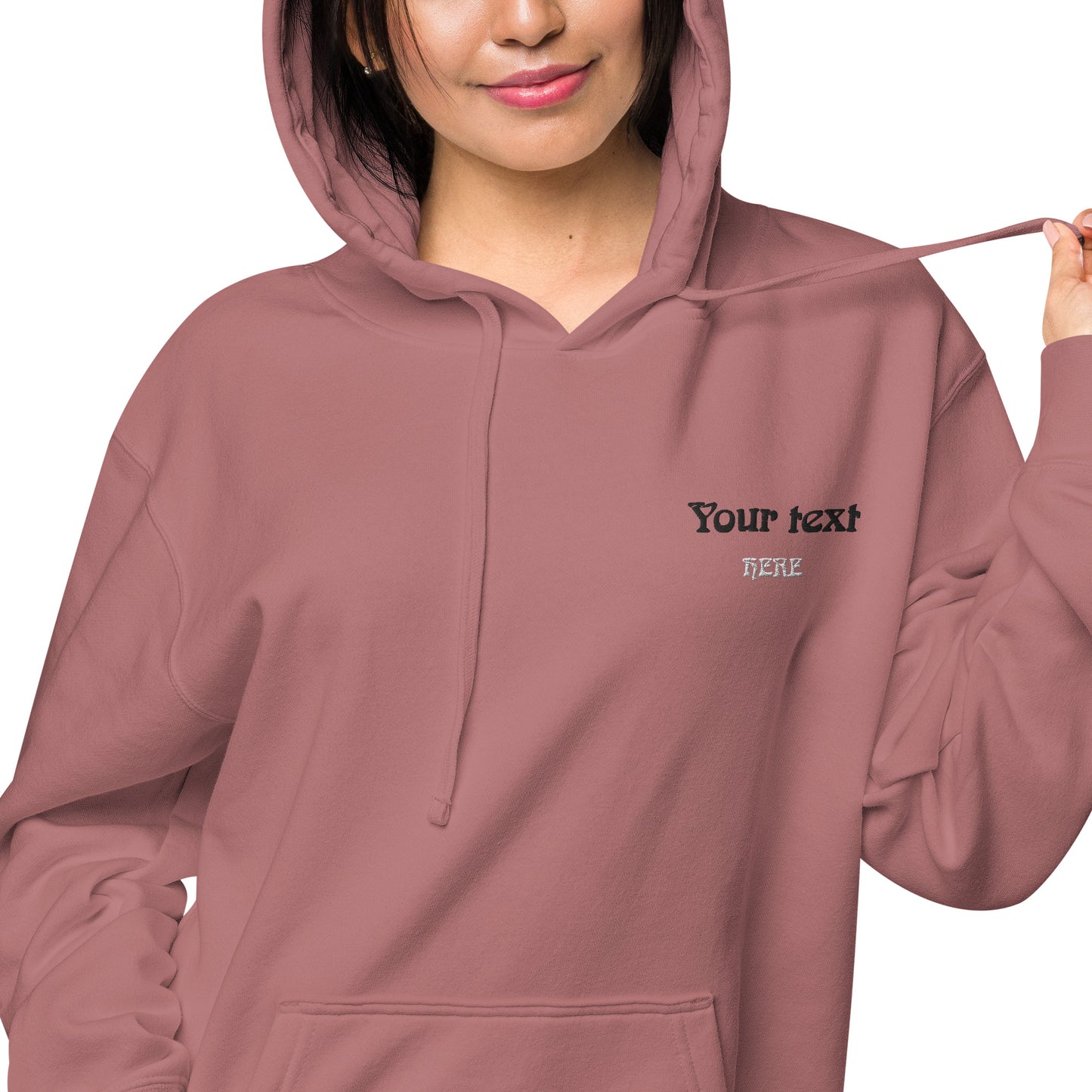 Unisex pigment-dyed hoodie