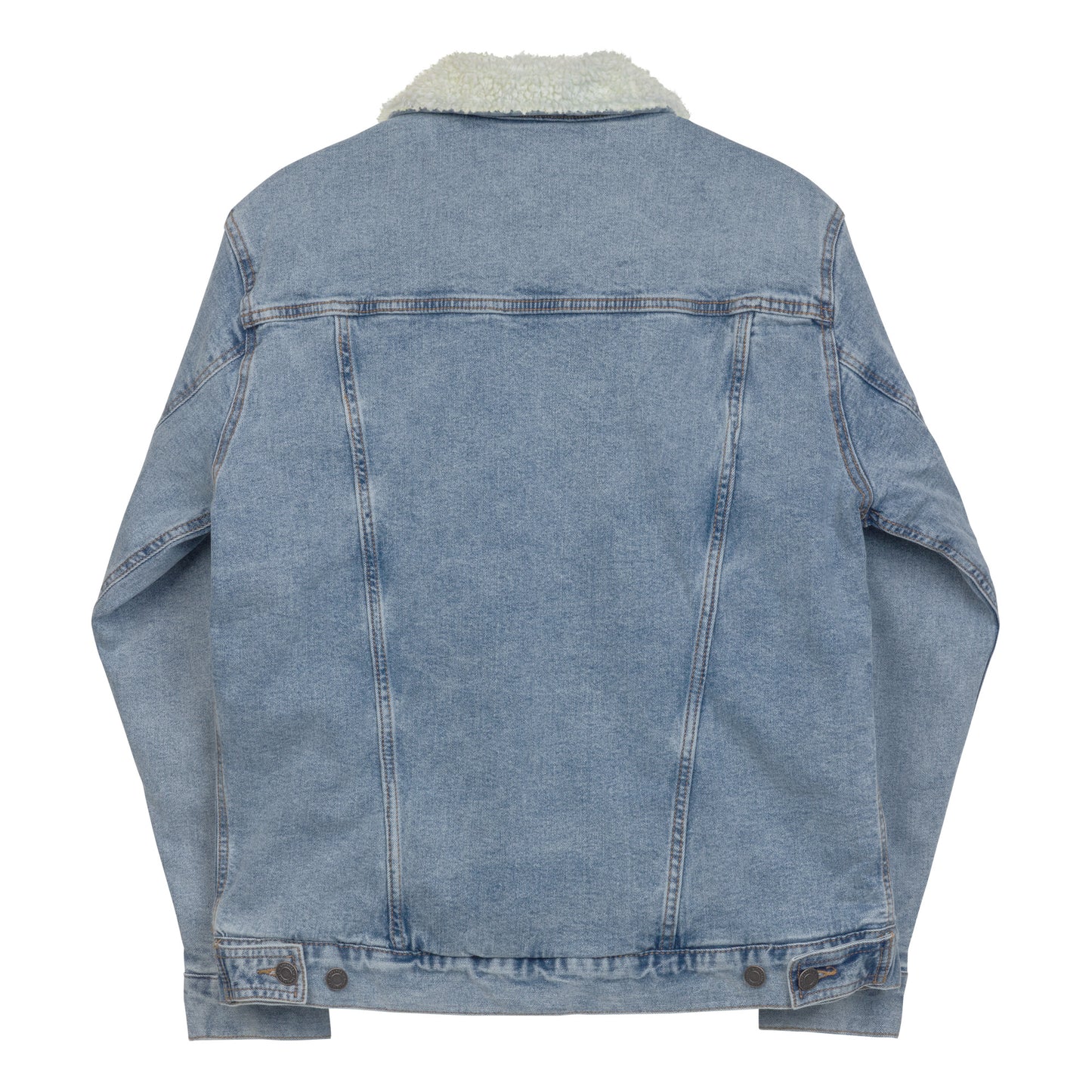 Unisex denim sherpa jacket