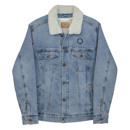 Unisex denim sherpa jacket