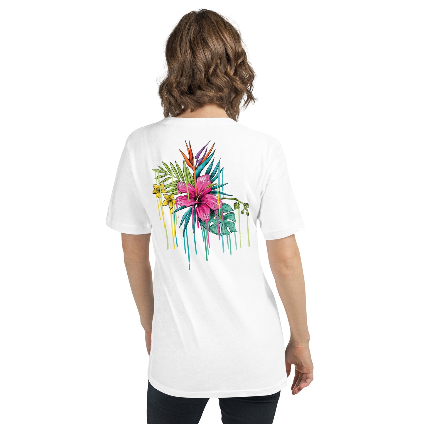 Unisex Short Sleeve V-Neck T-Shirt