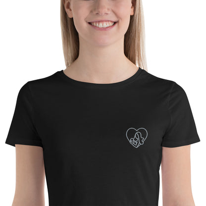 Women’s Crop Tee (Embroidery)