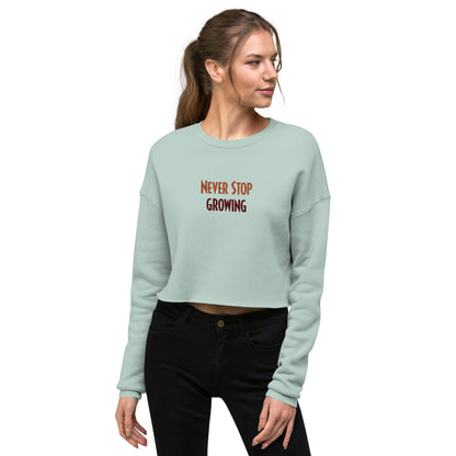 Women's Crop Sweatshirt (Embroidery)