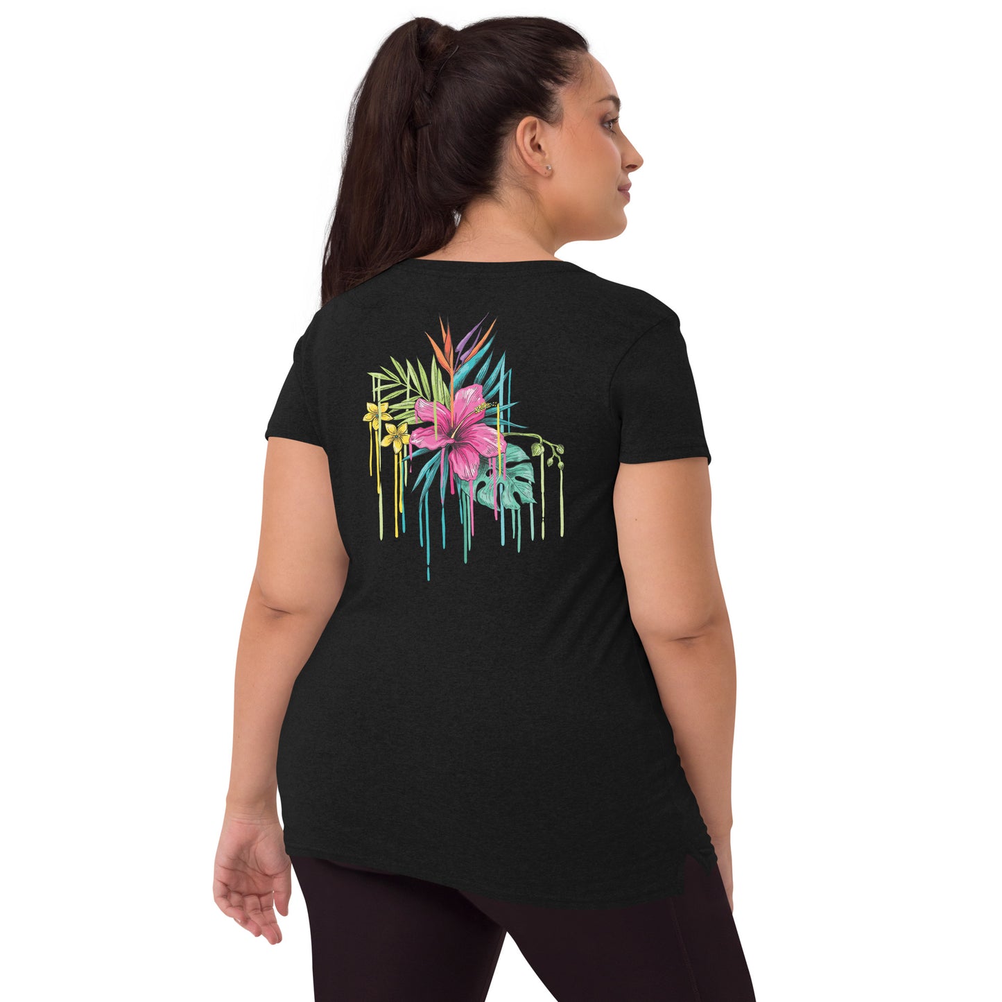 Women’s recycled v-neck t-shirt