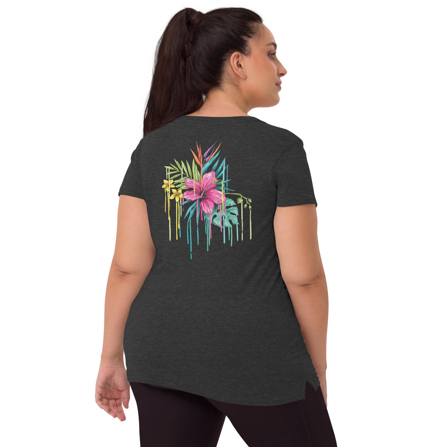 Women’s recycled v-neck t-shirt