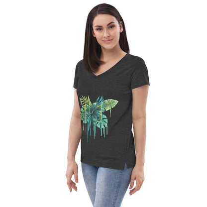 Women’s recycled v-neck t-shirt