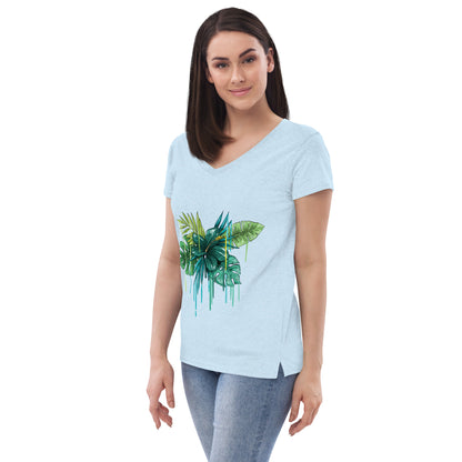 Women’s recycled v-neck t-shirt