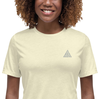 Women's Relaxed T-Shirt (Embroidery)