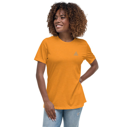 Women's Relaxed T-Shirt (Embroidery)