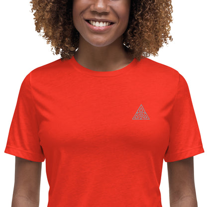 Women's Relaxed T-Shirt (Embroidery)