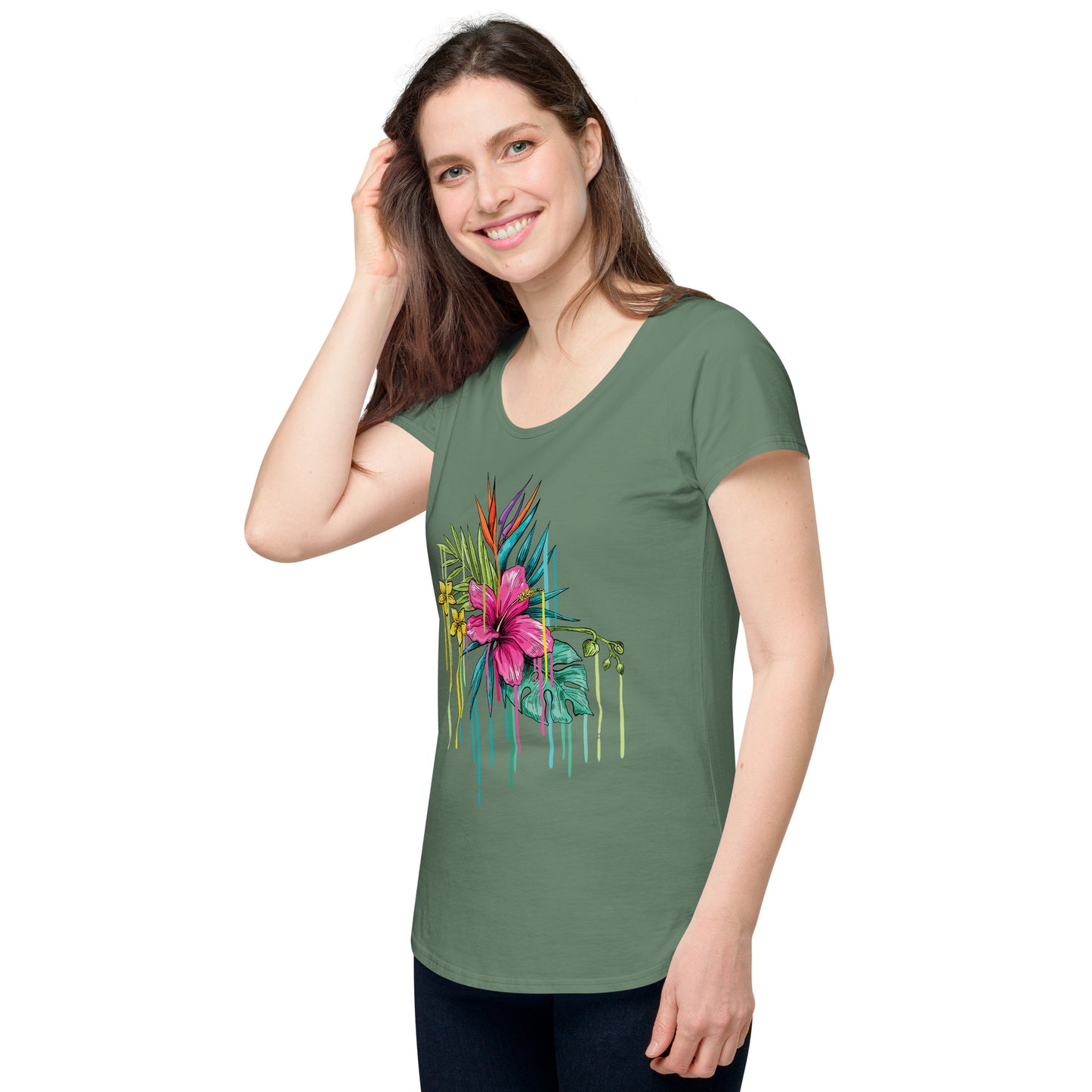 Women’s round neck tee